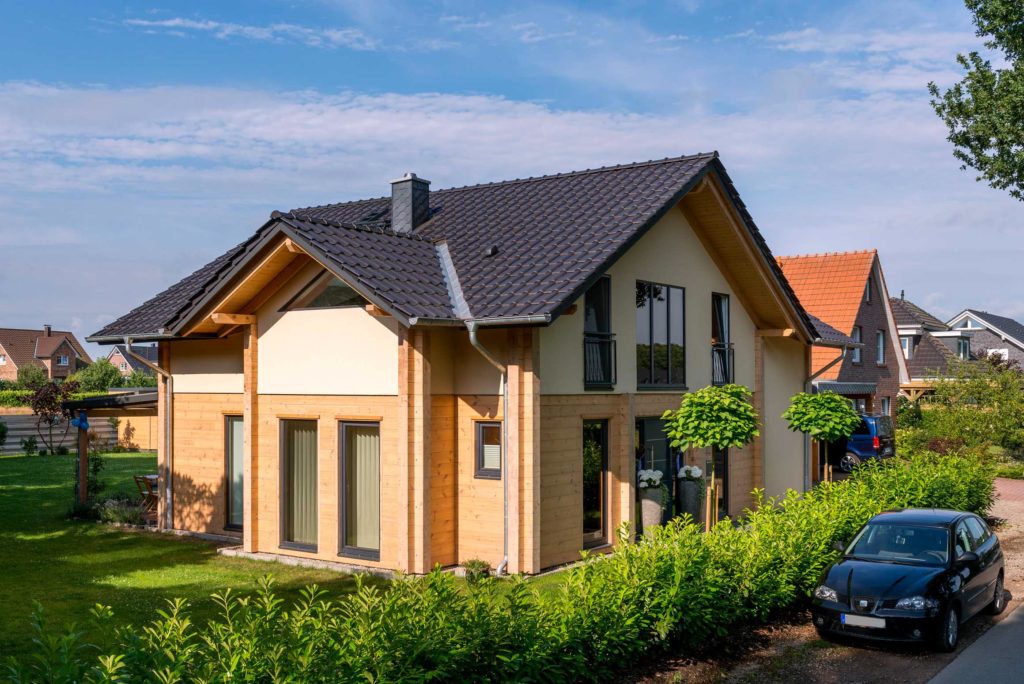 Holzhaus Zevener Geest Fullwood Wohnblockhaus